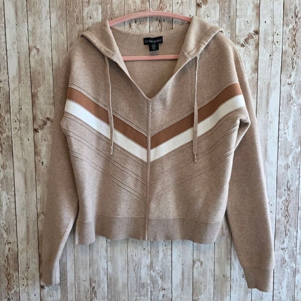 Women's Cynthia Rowley XS Beige Hoodie NWOT